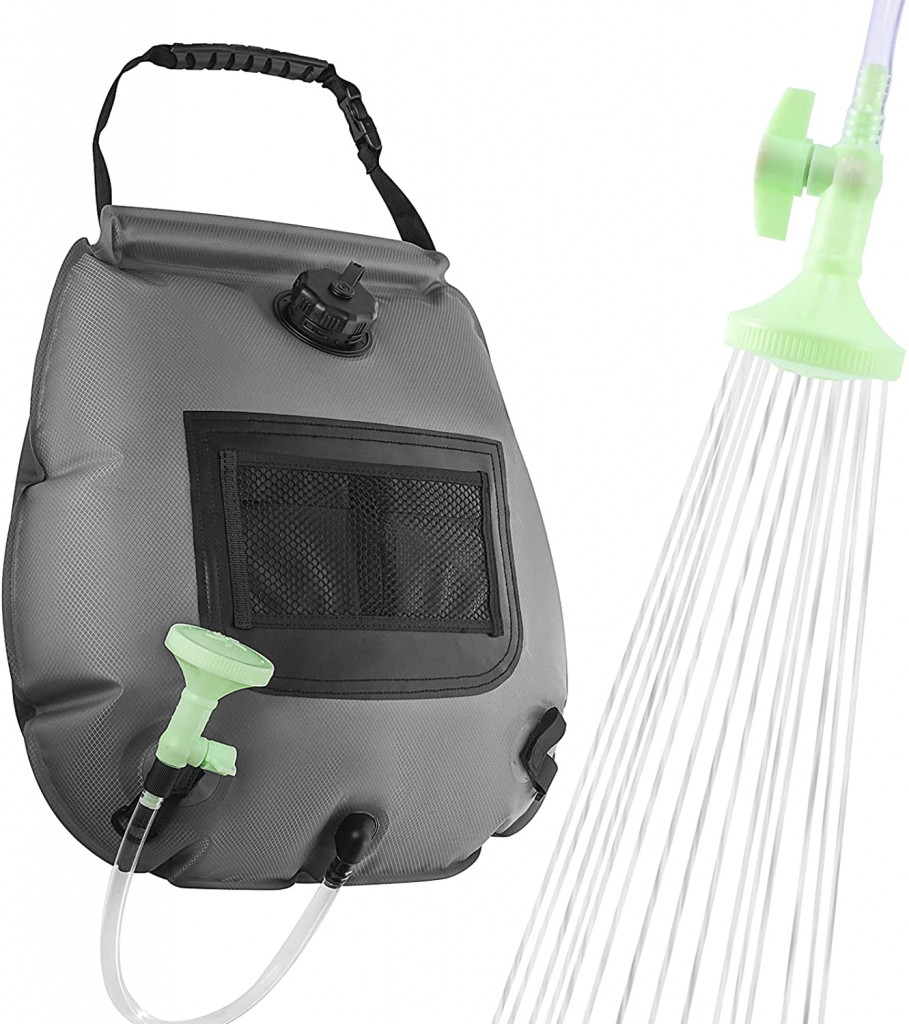 Portable shower system on Amazon