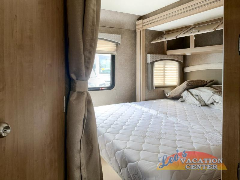 Bedroom in the Thor Motor Coach Chateau